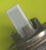 Exposed tip of an LSU 4 sensor